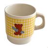 Taza de cerámica revestida gres taza de desayuno para leche taza de café para el hogar taza creativa que cambia de color taza al por mayor