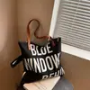 Bolsa de Lona para Estudantes, Bolsa de Ombro Grande Capacidade 2026, Bolsa de Mão, Bolsa Tote para o Dia a Dia