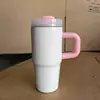 Taza Isotérmica Infantil de Acero Inoxidable 304 Transfronteriza 14oz Sublimación con Popote y Asa Taza para Coche