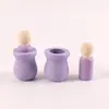 Muñeca de madera transfronteriza adornos de marionetas para árbol de Navidad juguetes de graffiti DIY para niños y niñas hombre de madera