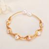 Pulsera de perlas de agua dulce del lago Zhuji Shanxia con diseño de ojo de diablo para niñas, pulsera de perlas de moda informal, venta al por mayor