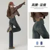Jeans gris cemento mujer verano finos 2024 nuevos tubo recto holgados cintura alta pierna ancha pequeña pantalones niños