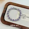 Nuevo Diseño de Nicho con Estilo Versátil, Brillantes de Pedrería Dulces de Verano, Exquisito Lujo Ligero, Sensación de Alta Gama, Pulsera de Pedrería Brillante Colorida y Elegante