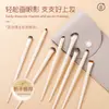 Set de Brochas para Sombras de Ojos Yuncai 8 Piezas 10 Piezas Brocha Biselada para Delineador Brocha para Sombras de Nariz Maquillaje de Ojos Párpado Inferior Rubor Brocha de Detalle para Principiantes