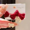 Agulha de Prata Incrustada com Diamantes, Laço de Veludo, Brincos Assimétricos de Pônei, Luxo Leve, Sensação de Alta Qualidade, Brincos com Atmosfera Doce de Outono e Inverno