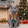 Bandana navideña para mascotas con diseños impresos para gatos y perros, babero de atar para gatos y corgis, accesorio de cuello festivo, disponible para venta al por mayor