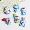 Accesorios de Resina para Manualidades de Dibujos Animados Joyería Gato Mecánico Lindo Pegamento de Crema Pasador Hecho a Mano Accesorios para Funda de Teléfono Móvil Hebilla de Zapato