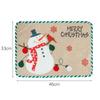 Nuevo mantel individual navideño decorativo bordado con dibujos animados, tapete de escritorio, tapete aislante térmico, mantel navideño, suministros de decoración.
