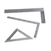 Venta al por mayor de fábrica Di Chuang regla de ángulo de asiento de aleación de aluminio regla de acero inoxidable regla triangular 300 mm 500 mm herramientas de ferretería