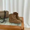 Botines con Hebilla Botas Cortas Versátiles para Mujer 2026 Otoño/Invierno Nueva Llegada Punta Redonda Versátil Casual Botines Cortos Birkenstock Botas de Tacón