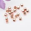 Contas Quadradas Pequenas Banhadas a Ouro 14K Contas Quadradas com Preservação de Cor Contas Separadoras Acessórios para Joias DIY Feitos à Mão Acessórios para Colar e Pulseira