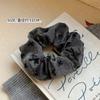 Dulce Liga para el Cabello Scrunchie para Mujeres, Satén de Alta Gama Estilo Coreano Versátil Cuerda para el Cabello, Suave Encaje Lunares Accesorio para el Cabello, Pañuelo Cuadrado para la Cabeza