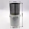 Malla de Filtro para Tubería de Agua para Filtrar Impurezas, Cubierta de Malla de Filtro de Acero Inoxidable PVC para Piscina, Pozo, Separador de Hojas, Conexión de Tubería de Agua Potable