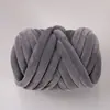 Suministro Especial Transfronterizo de Hilo Cardado de Terciopelo de Cristal 3cm Manta Hecha a Mano DIY Hilo Grueso Hilo para Cojín Tiras de Tela Hilo para Cama de Gato