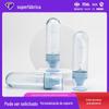 Frasco de spray de maquiagem fixa invertida de 100ml, fundo redondo, frasco de névoa fina PETG, spray facial multicolorido, frasco hidratante