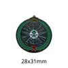 Emblema Nacional da Arábia Saudita Insígnia Adesivo de Telefone Padrão Palmeira Faca Curva Insígnia de Metal Presente Comemorativo Fonte de Fábrica Transfronteiriça