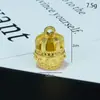 Tiara de coroa infantil em liga original, base de bolinha pequena em formato de coração, acessórios de brinquedo DIY, tampa de garrafa, ornamento de decoração de buquê