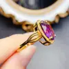 Anillo de Amatista Natural al por Mayor de Fábrica Plata S925 Incrustado Piedra Principal 10*13 Joyería de Lujo Venta Directa de Fábrica