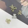 Accesorios de Aleación de Oso Retro Estilo Pequeño Fragante de Temperamento Joyería de Personalidad con Diamante y Perla Material de Hebilla Decorativa Flor de Zapato DIY