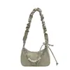 Bolso cruzado en la nube transfronterizo, Bolso de hombro moderno con pliegues 2025, Bolso de hombro elegante y con estilo con perlas