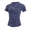 Roupas Fitness Amigáveis à Pele, Sensação de Pele Nu para Mulheres, Finas e Respiráveis, Gola Redonda, Mangas Raglan, Camiseta Esportiva para Corrida, Corte Justo, Roupa de Yoga da Moda