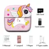 Nuevos productos transfronterizos: minicámara digital de dibujos animados para niños, cámara réflex pequeña, fotografiable e imprimible.