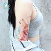 Pegatina de Tatuaje Temporal Impermeable Transfronteriza Cabeza de Lobo Agresiva Flor Brazo Hombres Estudio Fotográfico Foto Brazo Personalizado Animal Pegatina de Tatuaje