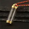 Moderna Caja Gahu Transparente Hueca de Cinabrio Wukong Colgante de Collar para Hombres y Mujeres, Joyería Que Se Puede Abrir para Guardar Artículos