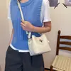 Bolsa de Mão da Moda de Alta Qualidade para Mulheres com Fivela de Cadeado, Bolsa Transversal Versátil e Fashion, Design Exquisito de Urso, Bolsa de Ombro tipo Saco Super Popular