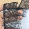 Ribete de encaje de pestañas de un solo lado, fabricante 2017, 100% nailon, no elástico, 5 CM, utilizado como adorno decorativo para ropa y dobladillos de faldas