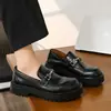 Mocasines, zapatos de cuero sin cordones, zapatos para aumentar la estatura para personas bajas, zapatos para hombre, zapatos casuales de punta redonda con suela gruesa, zapatos para estilista de cabello, talla grande, comercio exterior
