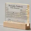Modelo Físico 3D de la Tabla Periódica de los Elementos para Química de Secundaria - Regalo Práctico para el Día del Maestro, Decoración de Estudio, Adorno de Escritorio