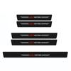 Amazon AliExpress protección de umbral de coche de cuero cross-border tira protectora decoración de pegatina protectora de pedal patrón de fibra de carbono