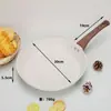 Sartén Prensada Imitación Piedra Maifan Transfronteriza, Sartén Antiadherente para Huevos para Uso Doméstico en Cocina, Sartén de Doble Propósito para Freír y Cocinar Bistecs, Venta al por Mayor