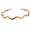 Diadema de Dientes de Ola Nueva Diadema de Celebridad de Internet Presiona Flequillo Rompe Pelo Diadema de Acabado para el Cabello Simple Elegante Gorro para Lavarse la Cara