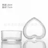 Suporte de Velas Pequeno Transparente Espesso Estilo Europeu Haste Hexagonal de Inserção Mesa de Jantar Longa Vela Vela Perfumada Festa de Casamento