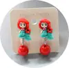 Novos Brincos Atacado Brincos Infantis Coreanos Cor de Doce Desenho Animado Fofo Princesa Meninas Clipe de Orelha Bebê Acessórios de Orelha
