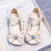 Zapatos de Princesa de Cristal para Niñas 2026 Primavera, Otoño e Invierno Nuevos Zapatos para Niñas de Suela Blanda Zapatos de Cuero de Rendimiento