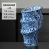 Jingdezhen Flor Azul Manchado Cerámica Florero Sala de Estar Dormitorio Estudio Decoración Moderno Sencillo Zen Arreglo Floral Recipiente Envío Gratis