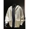 Nuevo Suéter Texturizado de Otoño 2026 para Hombre Estilo High Street con Mangas Raglán y Diseño de Trenzado, Sudadera con Capucha