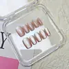 Pegatinas de Uñas Diamantadas Estilo Cat-Eye de Gama Alta, 10 Piezas, Piezas de Uñas Versátiles y Codificadas, Uñas Portátiles Hechas a Mano con Estilo Estéreo 3D
