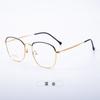 Gafas de miopía con montura de titanio para cejas, antiluz azul, planas y sencillas, se pueden equipar con potencia al por mayor 3005