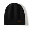 Chapéu de Cashmere para Homens e Mulheres no Outono e Inverno Chapéu de Lã Espesso de Camada Dupla Proteção para as Orelhas Chapéu de Lã Chapéu para o Frio Chapéu de Tricô para Ciclismo ao Ar Livre