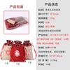 Nueva bolsa de regalo de Navidad, traje, calendario de adviento, cuenta regresiva, decoración, bolsa colgante, regalo, embalaje con cordón, bolsa pequeña de tela