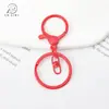 Llavero de aleación de colores con cierre de langosta, juego de tres piezas, colgante para bolso hecho a mano DIY, accesorios creativos de color macarrón, cierre de langosta