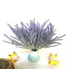 Amazon Planta de Simulación 5 Ramas Lavanda Flor de Simulación Boda Decoración del Hogar Flor de Plástico Decoración de Interiores