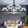 Lámpara de Araña para Sala de Estar 2025 Nuevo Modelo Nórdico Moderno Minimalista Hogar Tendencia Lujo Ligero Lámpara para Comedor Set de Iluminación para Dormitorio