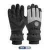 Guantes de Invierno para Mujer 2025 Estilo Nuevo, Forrados de Felpa, Engrosados, Cálidos, a Prueba de Frío, Compatibles con Pantalla Táctil, Guantes a Prueba de Viento para Hombre para Esquiar y Vehículos Eléctricos