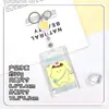 Portatarjetas transparente al por mayor para estudiantes, portatarjeta con tapa deslizante, estuche para tarjeta de campus y tarjeta de comida, funda protectora anti-pérdida para tarjetas de autobús y de acceso