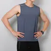 Nuevo Chaleco de Seda Helada de Verano, Camiseta sin Mangas de Seda Helada de Manga Corta para Deporte y Fitness, Camiseta de Secado Rápido, Transpirable para Correr y Fitness